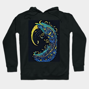 Abstract Colorful Shrimp Hoodie